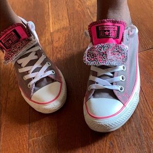 Converse double tongue sneakers